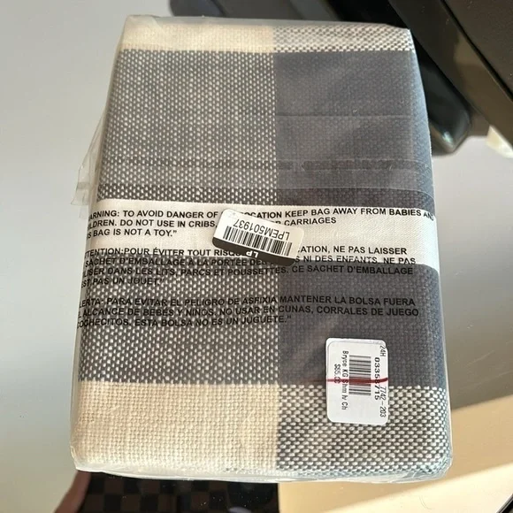 Gingham Sham Pillow Case Bryce Check - New- Pottery Barn- Standard - Picture 6 of 6